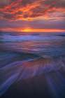 USA, New Jersey, Cape May National Seashore. Ocean and beach at sunrise. Art Print